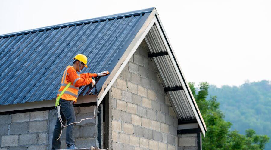 Professional metal roof installation in Blocksburg, CA